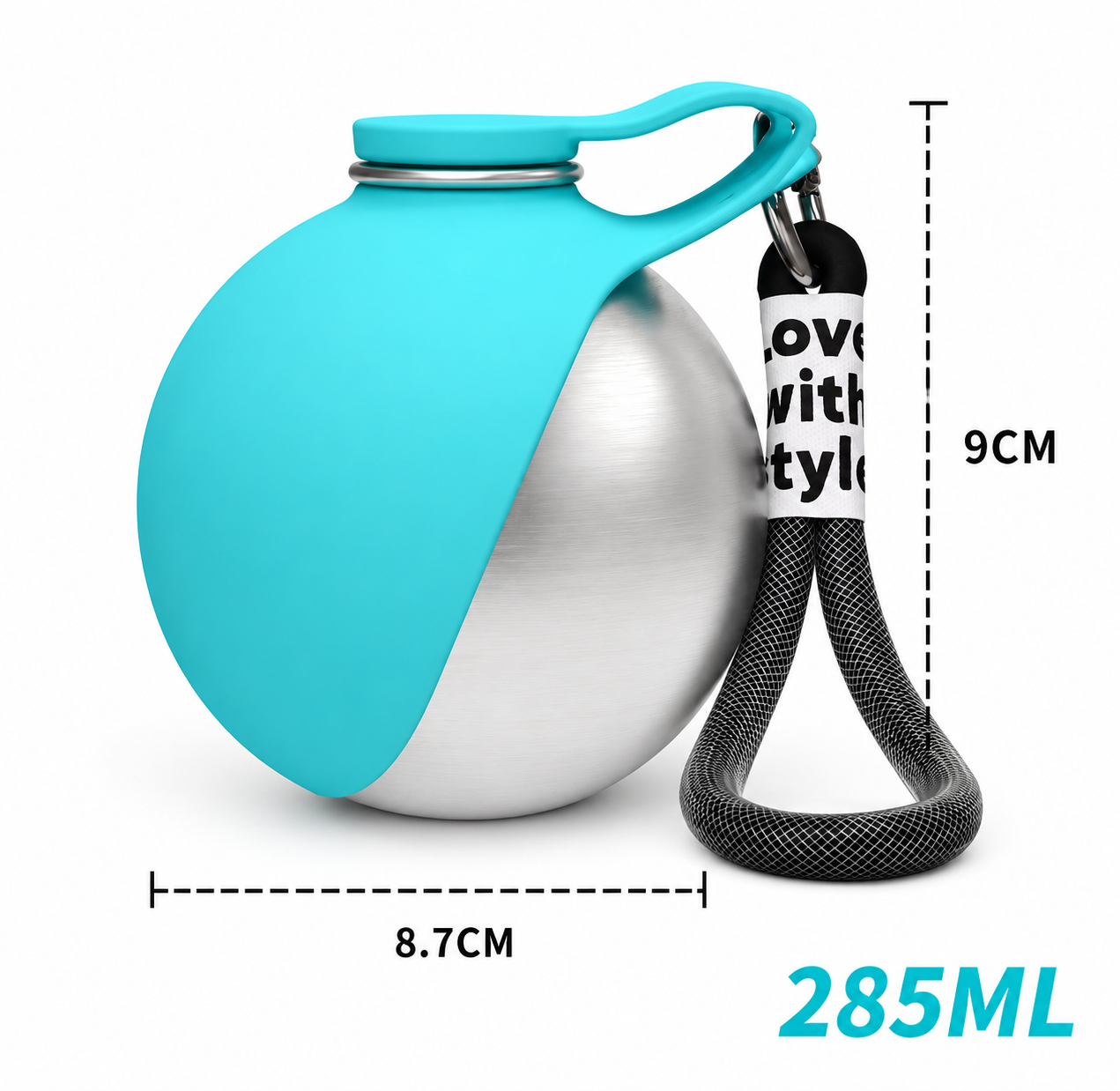 PetBottle™ Portable Water Bottle for Dogs & Cats – 304 Stainless Steel | 285ml