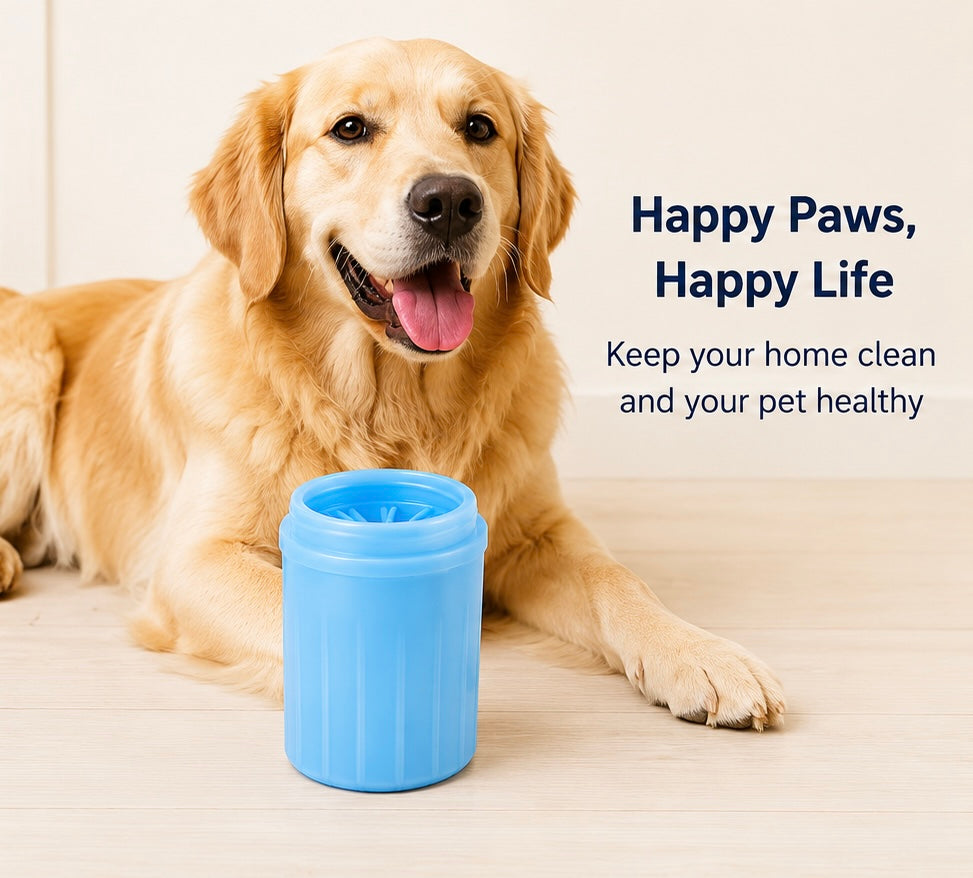 Portable Pet Paw Cleaning Cup – Soft Silicone Paw Washer for Dogs & Cats