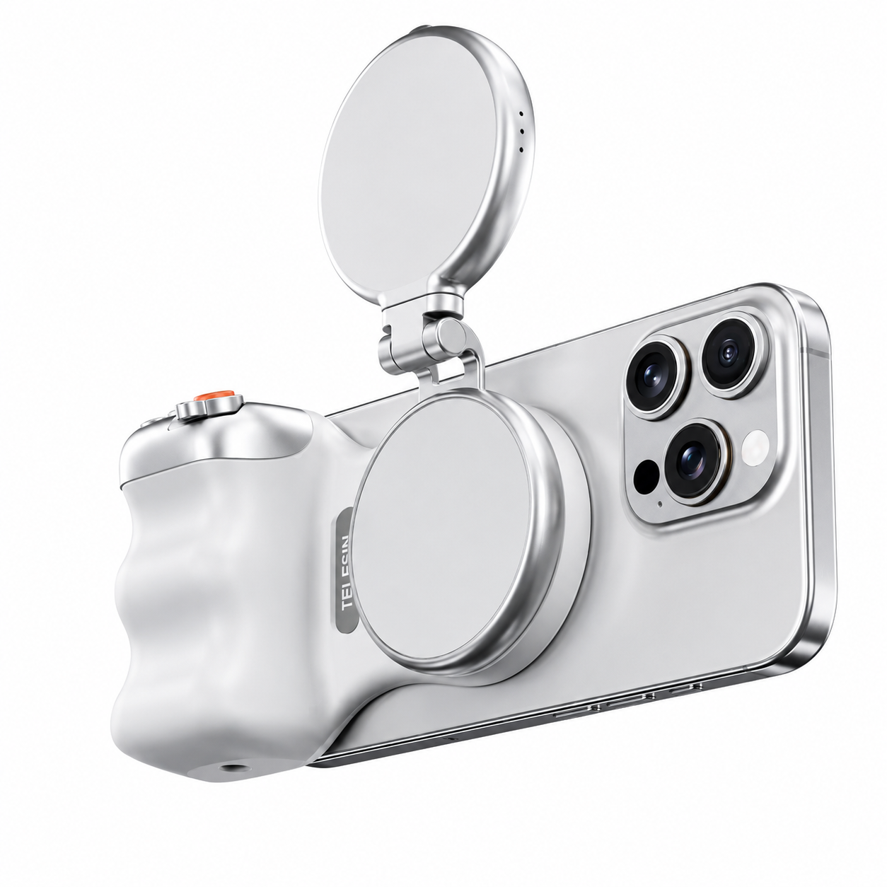 TELESIN MagSafe Camera Grip with Fill Light & Remote Shutter