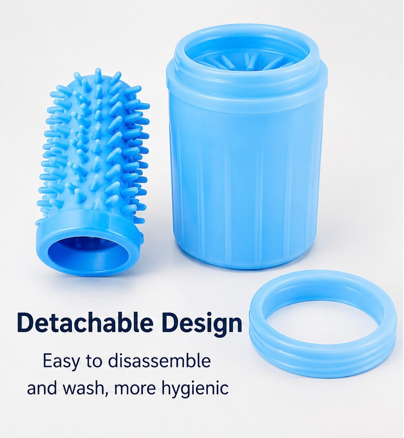 Portable Pet Paw Cleaning Cup – Soft Silicone Paw Washer for Dogs & Cats