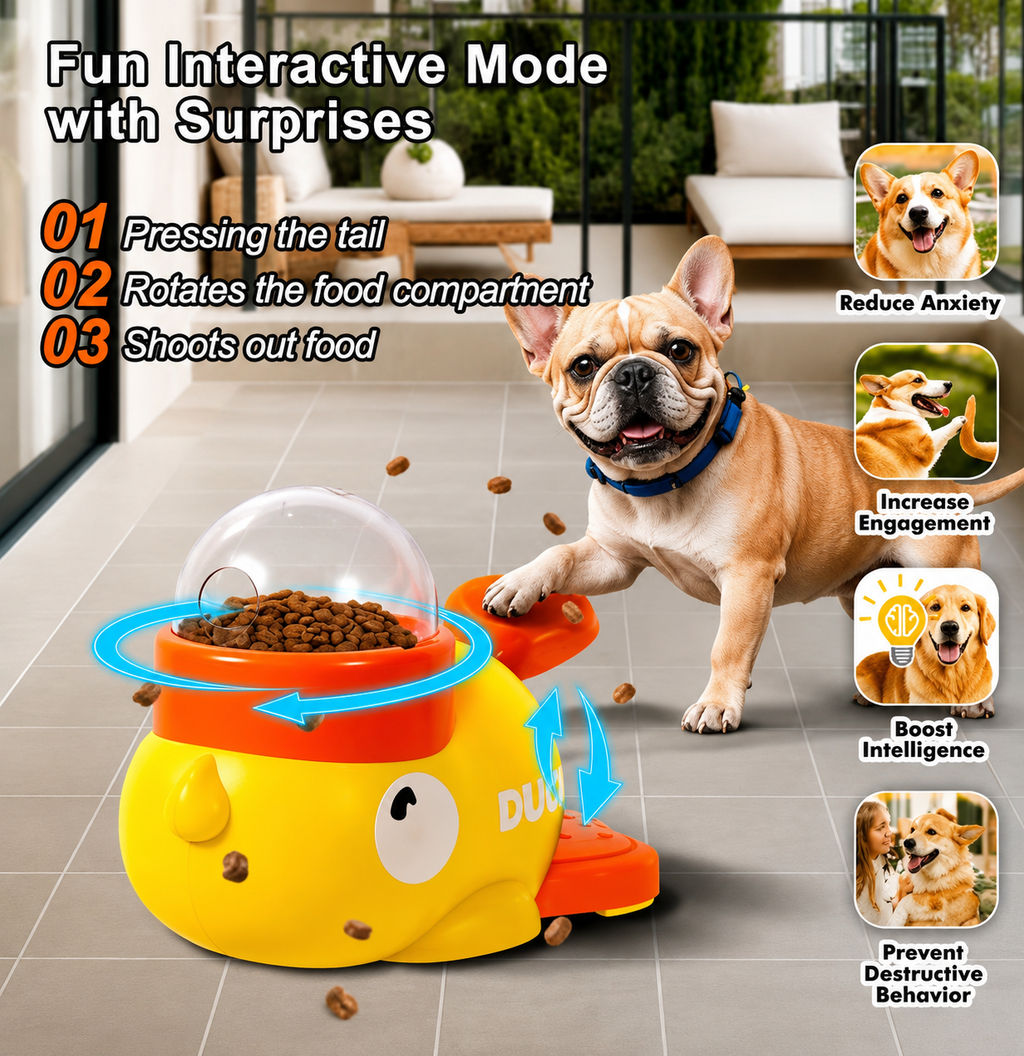 Interactive Treat Dispensing Toy for Dogs & Cats